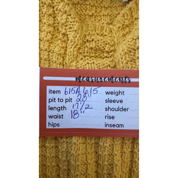 NWT ZARA Small Yellow Knit Crop Top W/ Floral Strap Dainty Detail Cotton - Picture 4 of 13